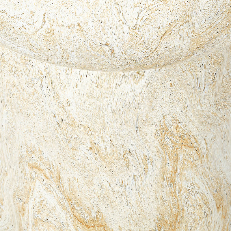 Tables d'appoint extérieures en forme de champignon en forme de champignon, table basse à piédestal géométrique moderne et table basse décorative pour l'extérieur
