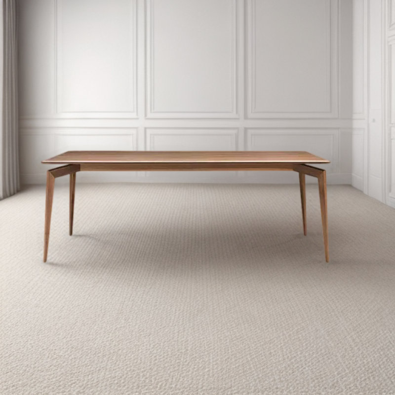 Walnut Solid Wood Dining Table, 31.49" W x 55.11" L