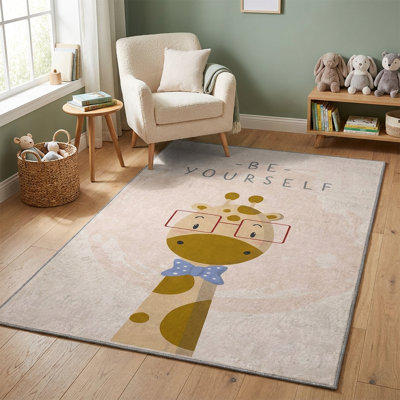 Tapis multicolore pour enfant Be Yourself Giraffe