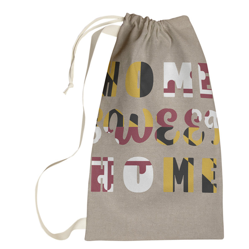Fabric Laundry Bag with Handles, Small (64" H x 20" W x 1.5" D), Maryland