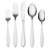 Jasmine 30-Piece Flatware Set with Caddy, Service for 4