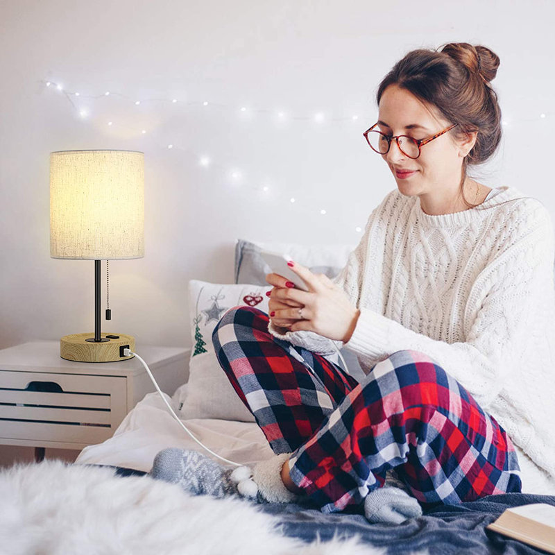 Lampe de table Luola USB
