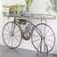 Support à plante d'intérieur et d'extérieur bronze vieilli