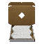Chevron BIANCO DOLOMITE HONED