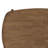 Walnut 5-Piece Oval Solid Wood Dining Set