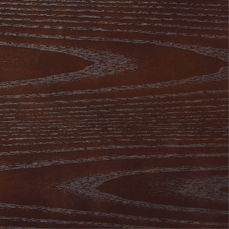 Table de salle à manger 47,2 "en bois massif pour 4 à 6 personnes avec base piédestal entrecroisée, Noyer foncé, Noir
