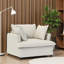 Module de canapé surdimensionné à siège simple de 37 po pour canapé modulaire modulaire, fauteuil à assise large en chenille avec coussins-1869340485