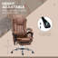 Fauteuil de massage inclinable et réglable, avec hauteur réglable et repose-pieds, massage-126443387