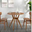 Evangelista Round Solid Wood Dining Table-802217619