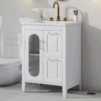 Andryville 24'' Bathroom Vanity with Top