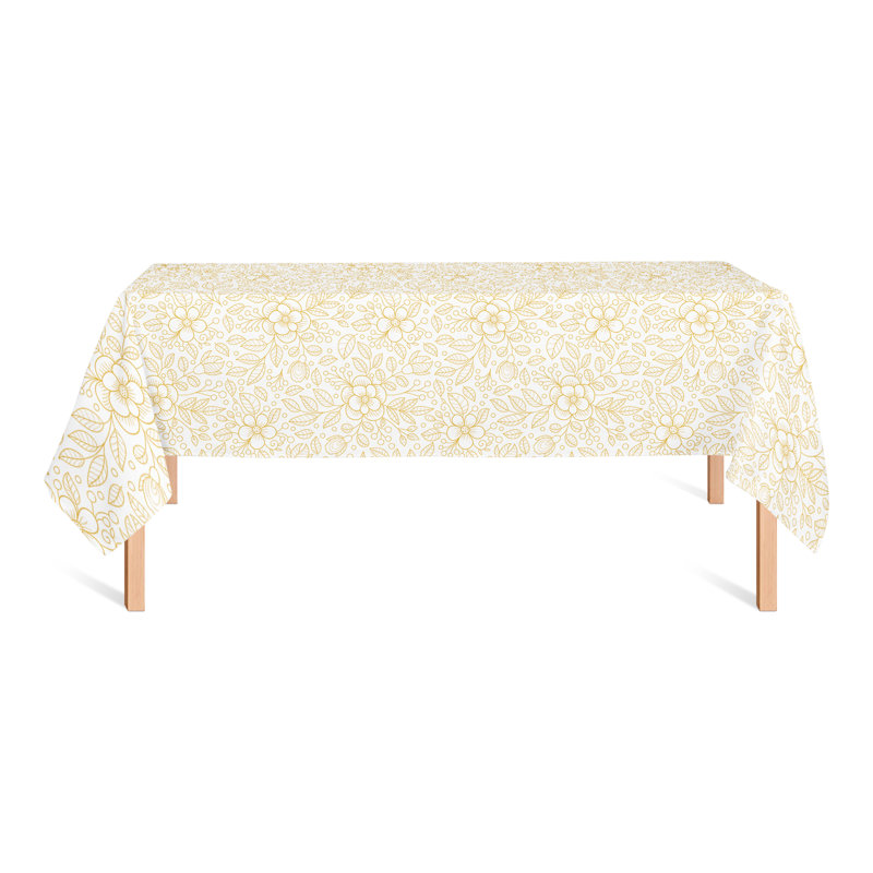 Abdul-Hakim Floral Tablecloth, Yellow