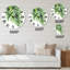 Détail des branches de palmier tropicales - horloge murale tropicale-60329040