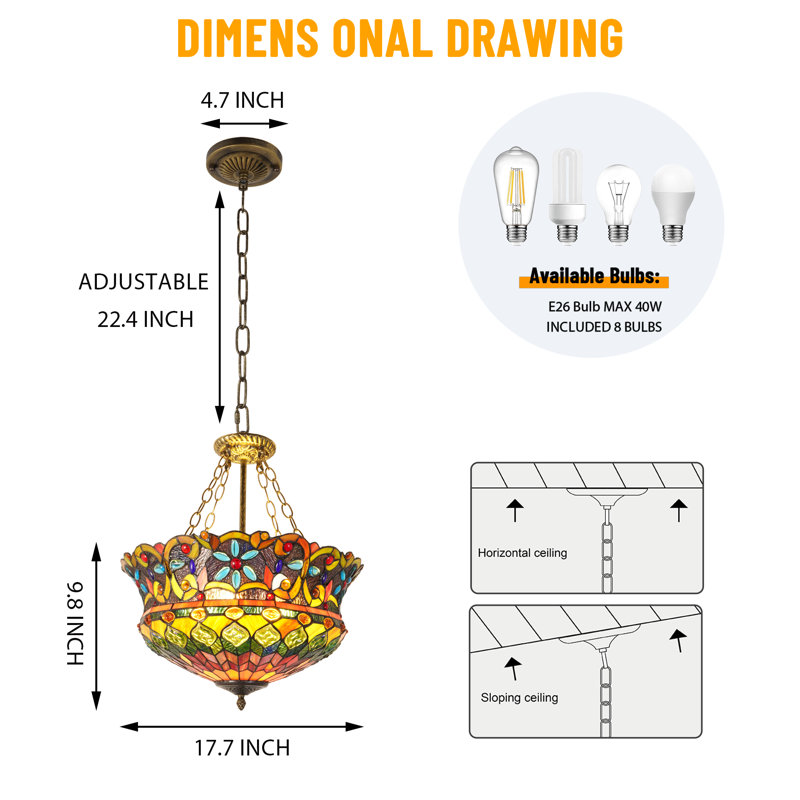 5- Light Bronze Unique/Statement Pendant Light