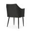 Paire de chaises d'extérieur 2 - Pe gris et fer, matériau de revêtement de siège imperméable