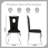 Dilmurod 18.9'' H Dining Chair-823599939-842740695