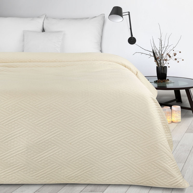 George Oliver Stoughton Bedspread, W200 x L220cm, Cream