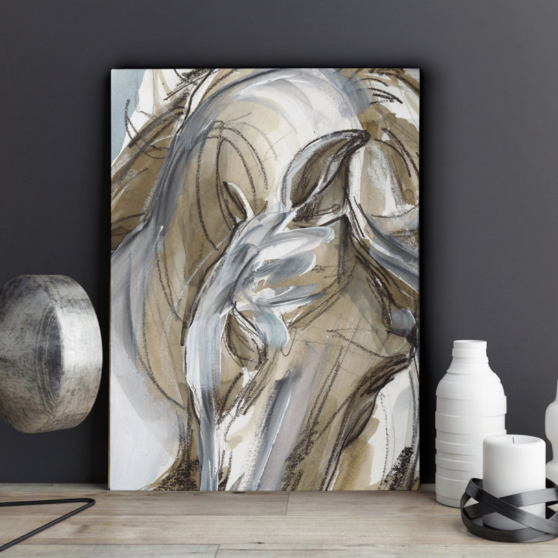 «Horse Abstraction I», reproduction sur toile, H 36 po x l 48 po x P 1,5 po