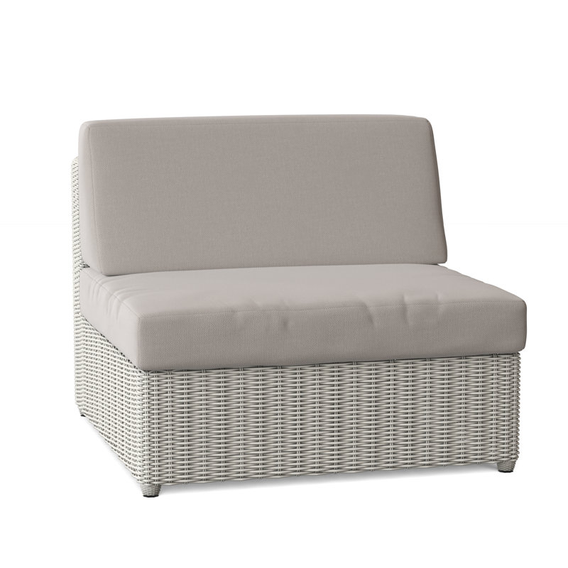 Sag Harbor Outdoor Lounge Chair, Canvas Rain, Sag Harbor Classic White