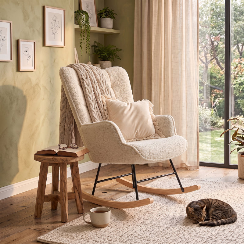 Rocking Chair, Beige