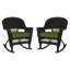 Chaise berçante en osier Raenesha-26994257-21220061