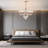 8 Light Modern Luxury LED Crystal Chandelier