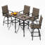 Alyne 4 - Person Patio Dining Set with Square Table