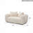 Modern Loveseat , White