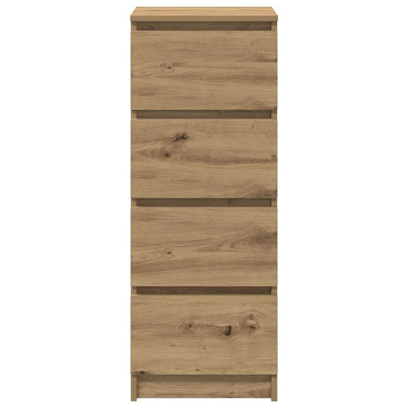 Sideboard 37.5X35x99 Cm Engineered Wood, Artisan Oak
