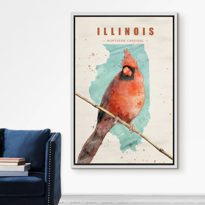 " Illinois Red Northern Cardinal "
