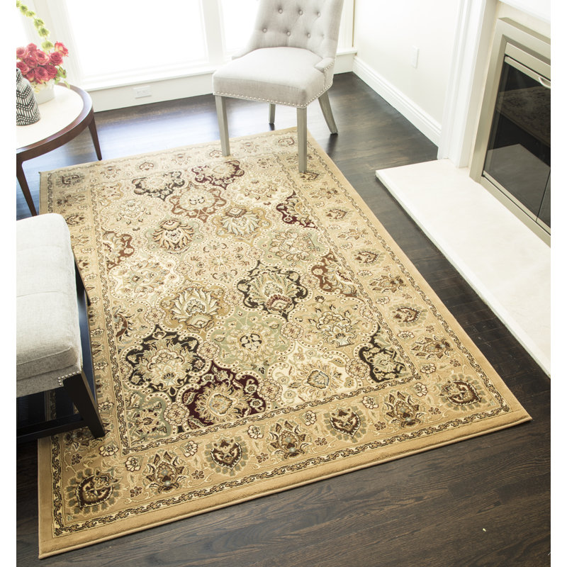Gloucester Gilded Loom Oriental Panel Area Rug, Rectangle 5'3" x 7'10"