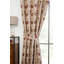 Aylesbury Fully Lined Ready Made Floral Pencil Pleat Curtains Natural-557665638