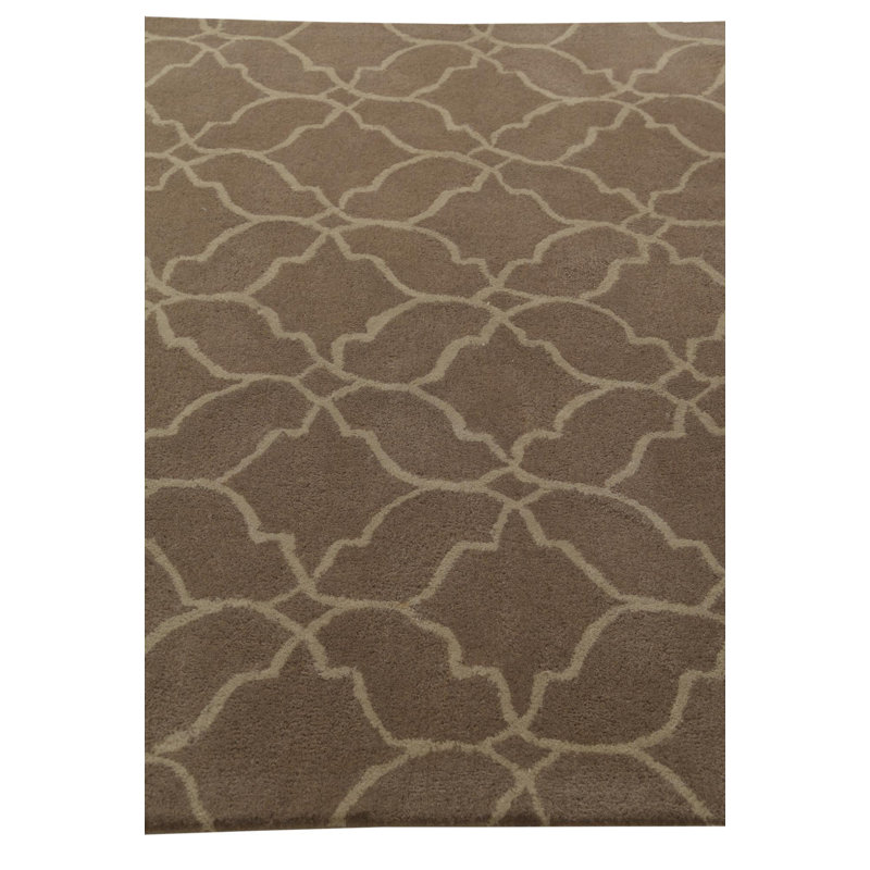 Tapis taupe 5 x 8