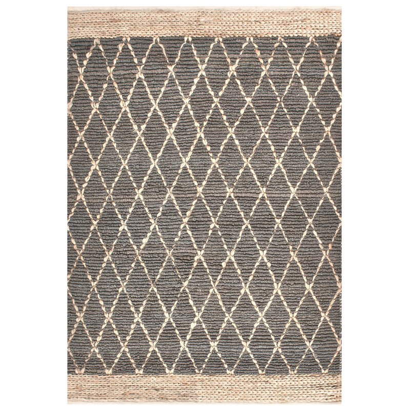 Rug TELLIKAYA Jute Grey, Rectangle 160 x 230 cm