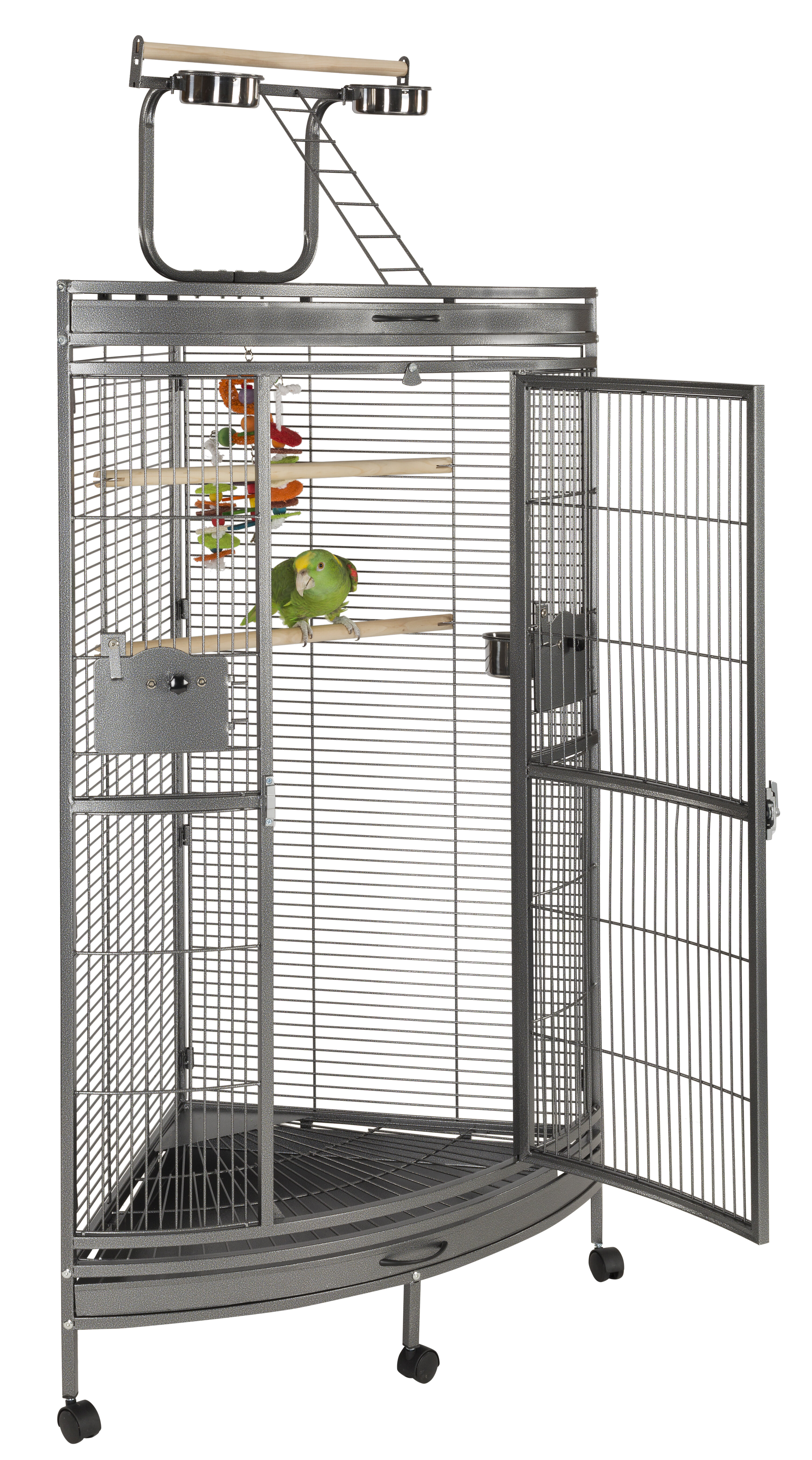 Corner parrot deals cage for sale