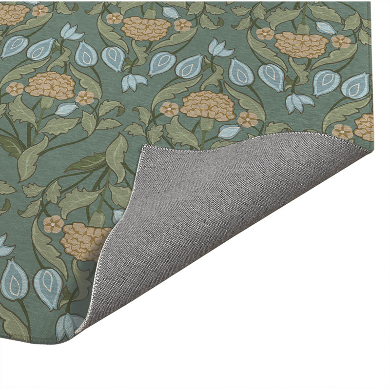 Tapis de bureau léger Piper, L 84 po x P 60 po, Vert