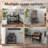 Kornokipos 20'' W Metal Nightstand
