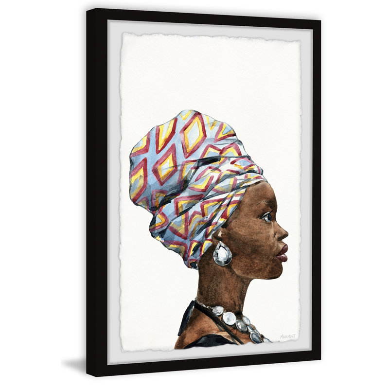 Aziza by Marmont Hill - Single Picture Frame Painting, 45cm H x 38cm W