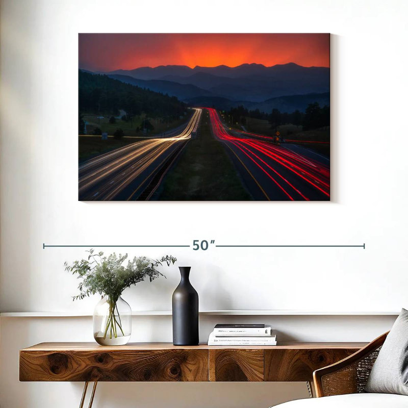 Mehar Sunset Rush Hour, 26" H x 39" W
