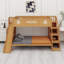 Lit superposé avec glissade et escalier de rangement pour ranger les jouets et encourager le jeu-2042867860