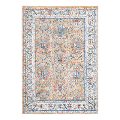 Weingartner Performance Mustard Yellow/Ivory/Blue Rug