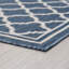 Tapis bleu à tissage plat Danesfield-633282735