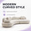 Canapé modulaire incurvé Modern