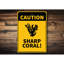 Panneau corail «Attention»-58193484