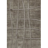 Hand-Knotted High-Quality Gray Area Rug