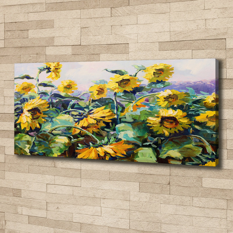 Sunflowers - No Frame Print on Canvas