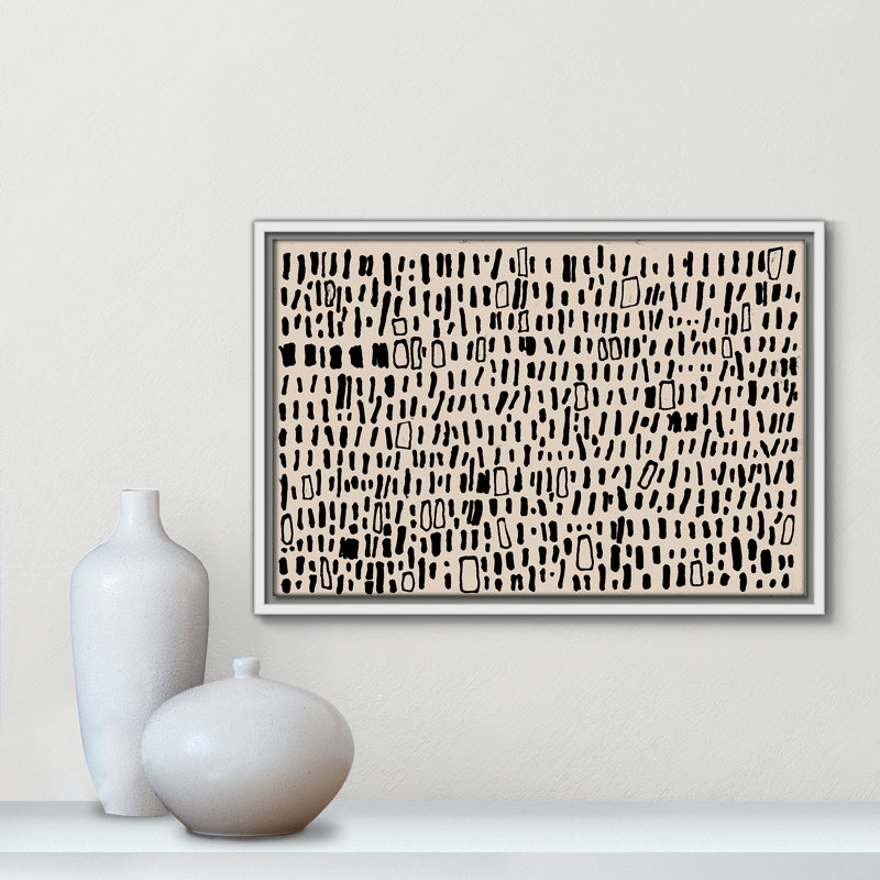 Timber - reproduction de cadre flottant sur toile, H 13,5 po x l 19,5 po, Blanc