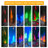 Built In Electric Fireplace With 12 Flame Colors, Remote Control