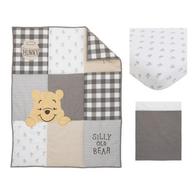 3 - Piece Crib Bedding Set