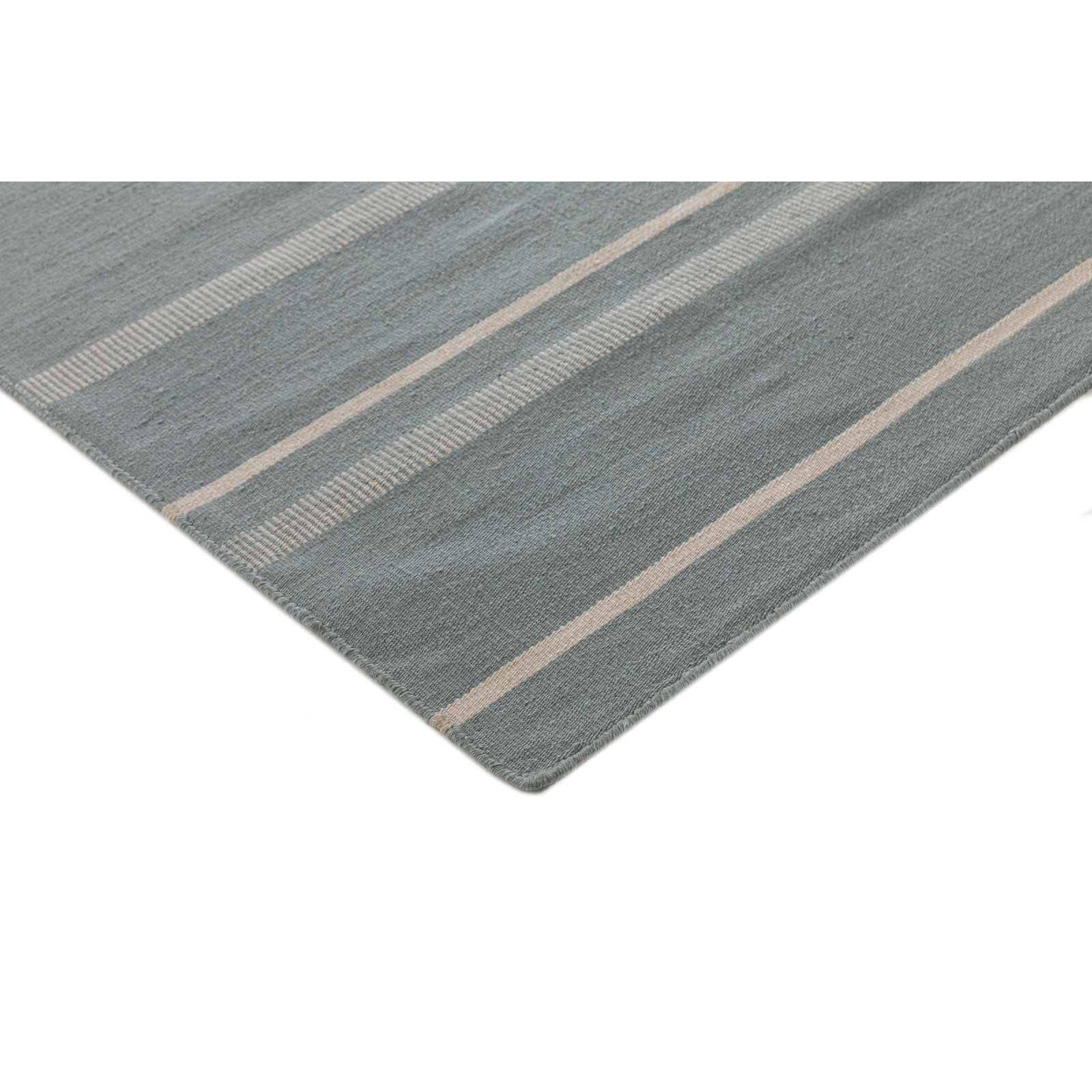 Kalise Striped Indoor/Outdoor Performance Area Rug, Rectangle 2' x 3', Blue