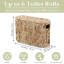 Rangement pour papier hygiénique YANGQIHome avec couvercle pour jusqu'à 6 méga rouleaux